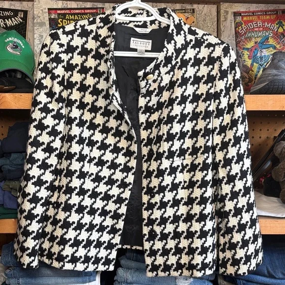 Talbots Collection Houndstooth Blazer - Picture 5 of 6